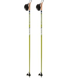 Swix CT4 Nordic Walking Stock Lime Composite Premium mit Twist & Go Spitze 1 Paar